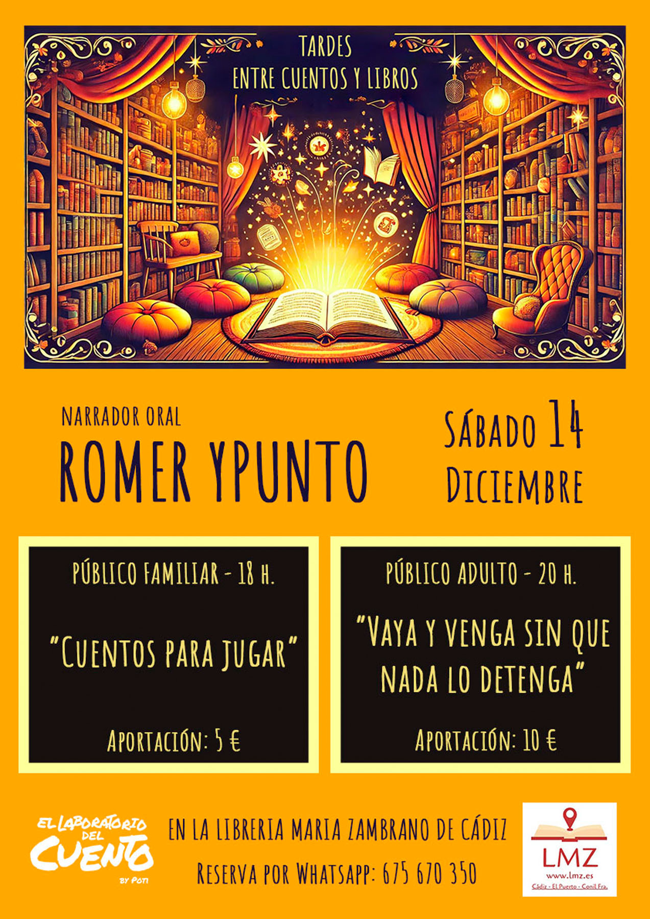 Cartel de «Vaya y Venga sin que Nada lo Detenga», con Romer Ypunto.